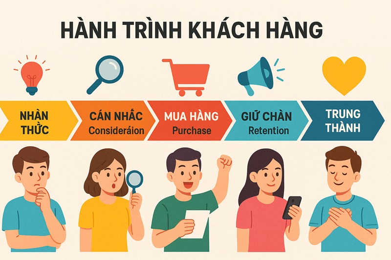 hành trình khách hàng