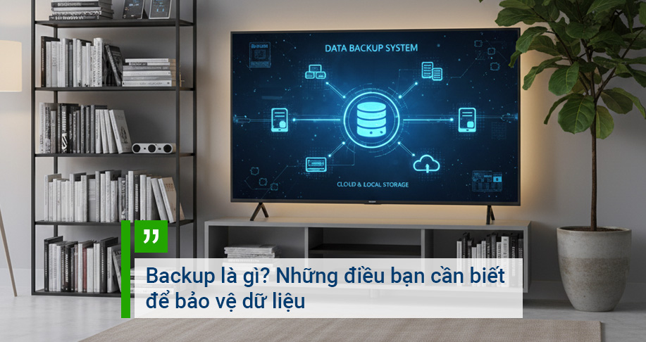 Backup là gì? Những điều bạn cần biết để bảo vệ dữ liệu