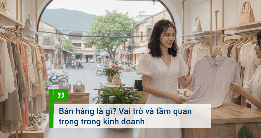 Bán hàng là gì? Vai trò và tầm quan trọng trong kinh doanh