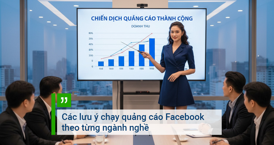 Các lưu ý chạy quảng cáo Facebook theo từng ngành nghề
