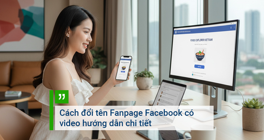 Cách đổi tên Fanpage Facebook có video hướng dẫn chi tiết