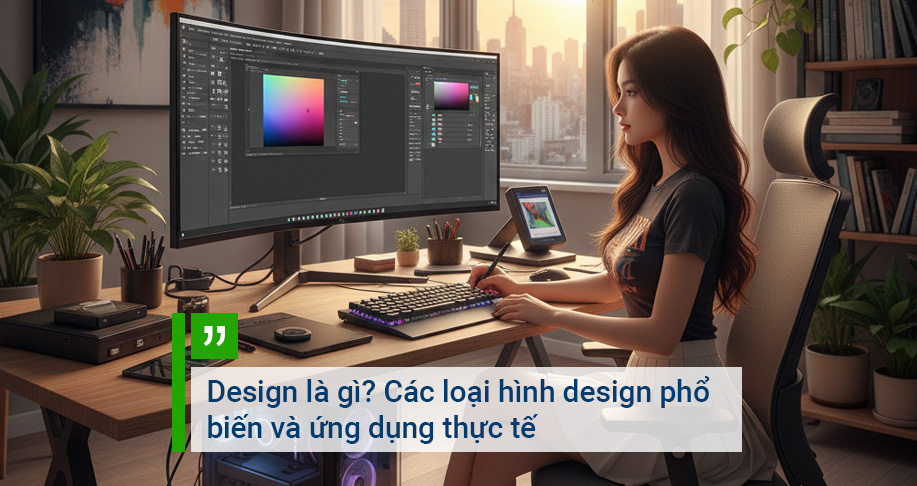 Design là gì Các loại hình design phổ biến và ứng dụng thực tế