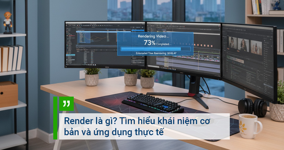 Render là gì? Tìm hiểu khái niệm cơ bản và ứng dụng thực tế