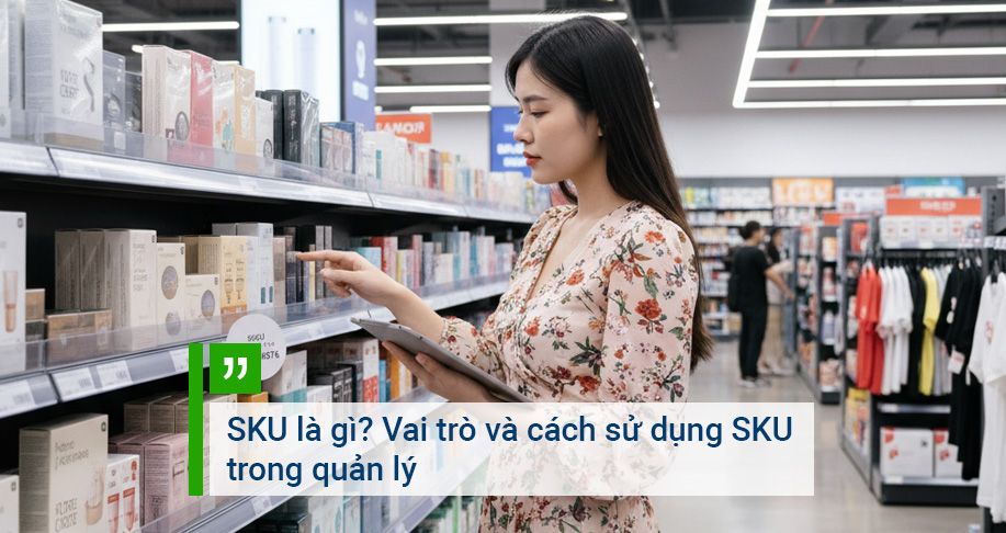 SKU là gì? Vai trò và cách sử dụng SKU trong quản lý