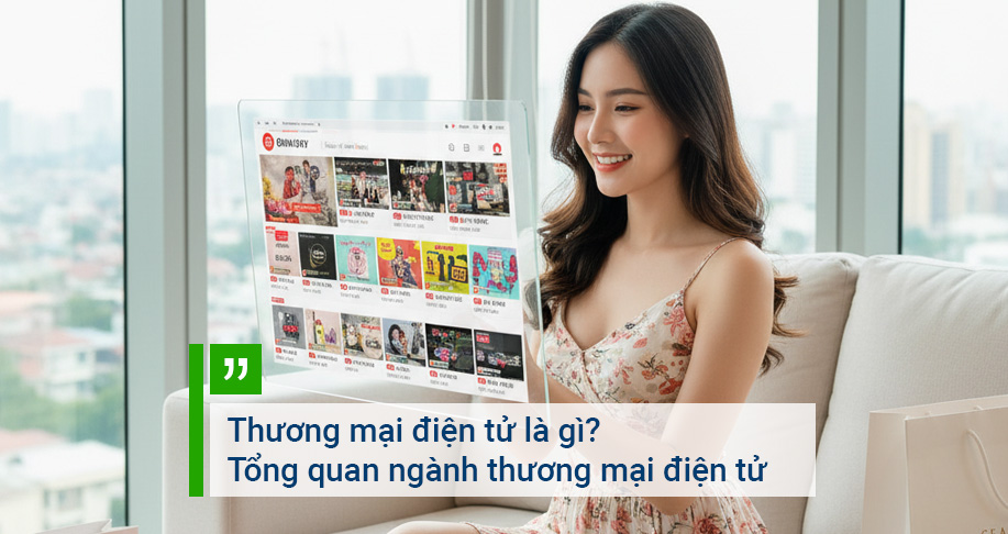 Thương mại điện tử là gì? Tổng quan ngành thương mại điện tử