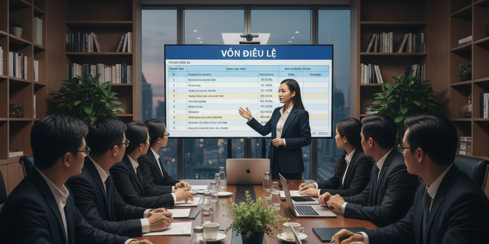 Vốn điều lệ là gì Cách tính và các lưu ý khi góp vốn công ty