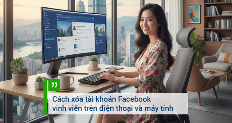 Cách xóa tài khoản Facebook vĩnh viễn trên điện thoại và máy tính
