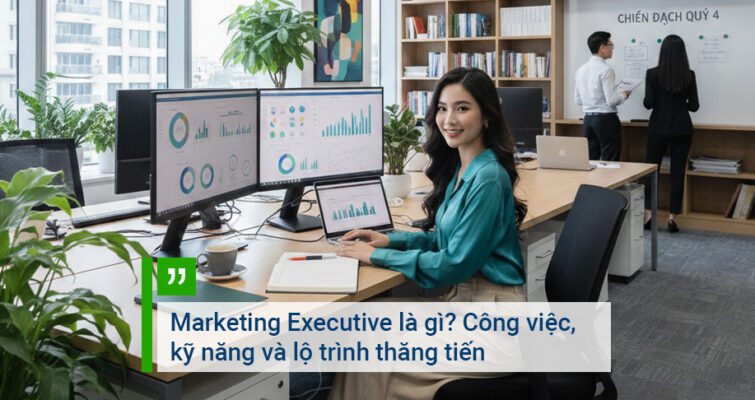 Marketing Executive là gì Công việc, kỹ năng và lộ trình thăng tiến