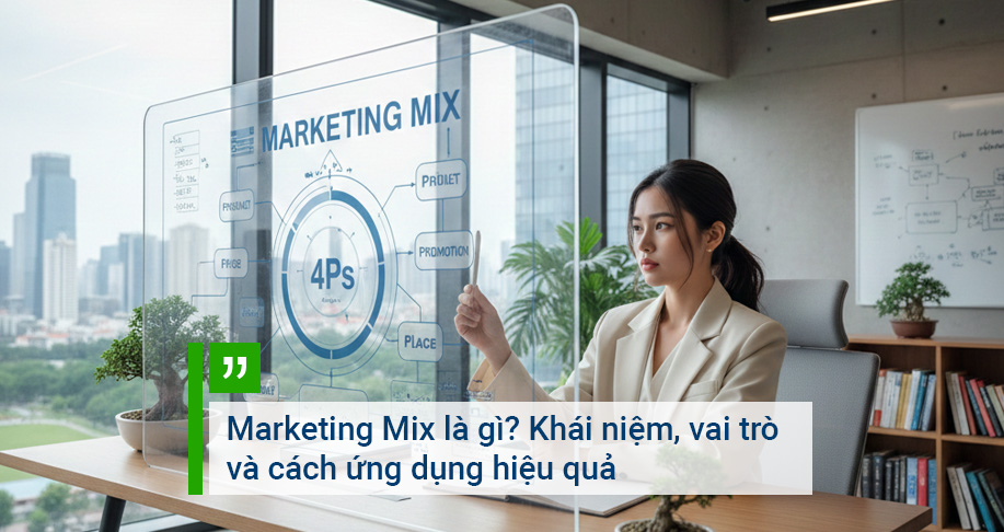 Marketing Mix là gì? Khái niệm, vai trò và cách ứng dụng hiệu quả