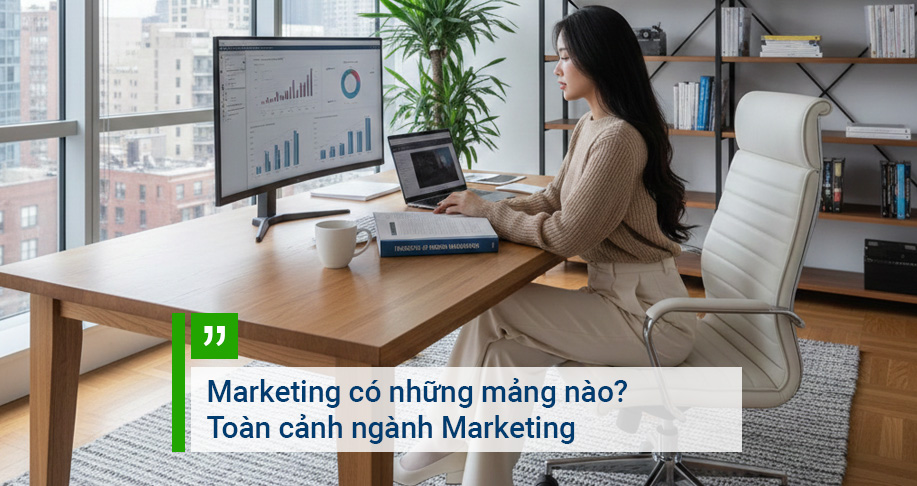 Marketing có những mảng nào? Toàn cảnh ngành Marketing