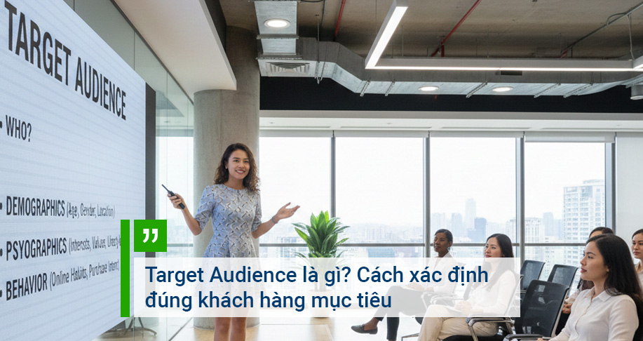 Target Audience là gì? Cách xác định đúng khách hàng mục tiêu