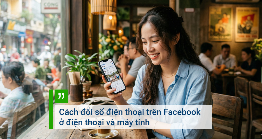 Cách đổi số điện thoại trên Facebook ở điện thoại và máy tính